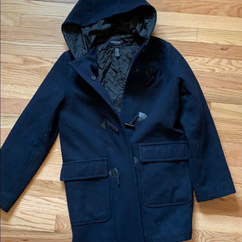 Navy peacoat